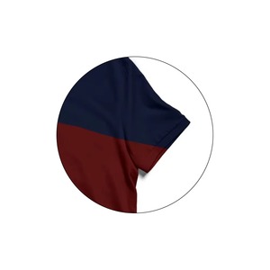 Men's Knitted Color Blocked <b>Polo</b> Shirt Short Sleeve Casual Wear Navy Red Black <b>White</b> Striped Design Customize wholesale OEM - Product Image 3