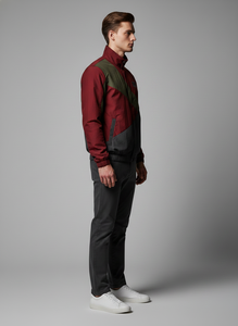 Veste coupe-vent unisexe pour homme, imperméable, coupe-vent, respirante, écologique, en tissu à mémoire de forme, patchwork, séchage rapide, streetwear - Product Image 3