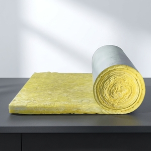 Couverture ou rouleau d'isolation thermique en <span class=keywords><strong>laine</strong></span> <span class=keywords><strong>de</strong></span> <span class=keywords><strong>verre</strong></span> jaune pour murs et toitures, ou <span class=keywords><strong>laine</strong></span> <span class=keywords><strong>de</strong></span> <span class=keywords><strong>verre</strong></span> avec feuille d'aluminium - Product Image 6