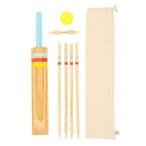 Set Clásico de Bate de Cricket de Madera con Casco Rojo y Pelotas para el Juego de Cricket - Product Image 2