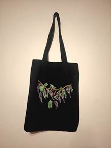 Sac fourre-tout tendance fait main avec broderie perlée pour femme, accessoires de mode décontractés - Product Image 1