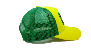 Casquette de camionneur jaune de haute qualité avec dos en maille, personnalisable, réglable, pour activités de plein air, pêche, respirante, imperméable, vente en gros - Product Image 5