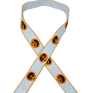 Embroidered Latest Design Beaded Purse Strap <b>Sequin</b> Bag Strap Customized Beaded Strap - Product Image 1