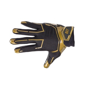 New Arrival Custom Design Leather <b>Grip</b> Full Finger Football Receiver <b>Gloves</b> Customized Logo Adults Outdoor American Football QST - Product Image 6