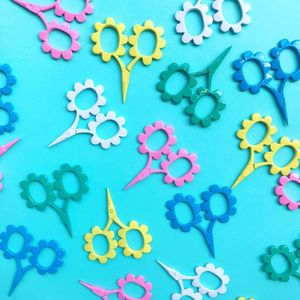 Rainbow <b>Sewing</b> <b>Scissors</b> Gift for Best Friend/Artist/Sewer Flower Power <b>Scissors</b> Fiber Art Toolbox Crochet Accessory Sharp C - Product Image 3