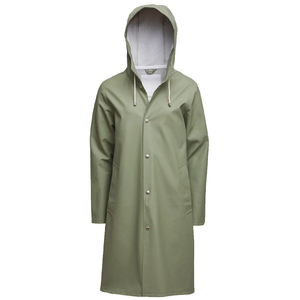 Manteau Imperméable Personnalisé pour Femme Adulte, Réutilisable, en Polyester Écologique, Épais, en Toile, avec Capuche et Logo Frontal pour l'Extérieur - Product Image 1