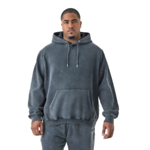 Sudadera con Capucha Premium para Hombre, de Forro Polar, Transpirable, Cómoda para Uso Diario, con Capucha Ajustable y Bolsillo Tipo Canguro, Diseño Sólido, Varias Tallas - Product Image 4