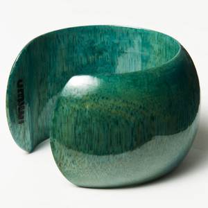 H a CRAFT Acrylic <b>Resin</b> Bangles Classic Party Wear Carved Floral Design Luxury Designer Premium - Product Image 3