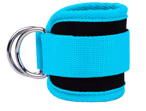 Sangle de cheville professionnelle réglable avec anneau en D et fermeture auto-agrippante en nylon pour entraînement musculaire des jambes unisexe et sports complets - Product Image 2