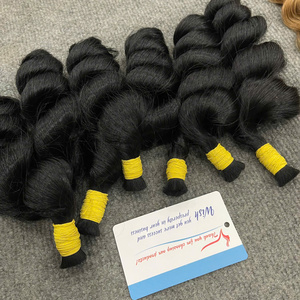 ผมต่อแบบลอนคลาย 100% ผมแท้เวียดนาม สีดำธรรมชาติ ขายส่ง - Product Image 6