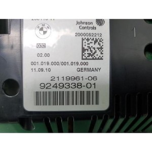 Panel de Velocímetro para el Grupo de Instrumentos de la Serie 5 2009-2013, Usado, OEM 924933801 - Product Image 6