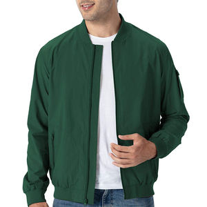 Chaqueta Bomber Ligera y Elegante para Hombre, con Bordado, Cortavientos para Primavera y Otoño, Cuello Alto, Chaqueta de Invierno - Product Image 1