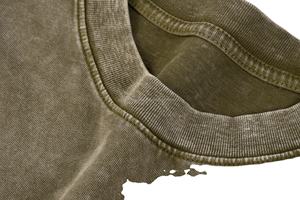 OEM personnalisé T-Shirt homme de haute qualité 100% coton déchiré à la mode style décontracté solide Jersey motif Logo imprimé décontracté - Product Image 3