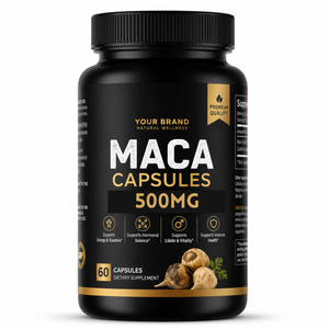 Capsules de Maca à base de plantes les plus vendues, formule végétale, capsules de Maca de haute qualité, complément alimentaire quotidien avec ingrédients naturels - Product Image 1