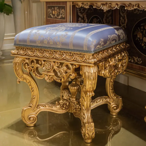 Classic Baroque Style Royal Dresser <b>Table</b> Mahogany Hand-Carved Gold Luxury Vanity <b>Table</b> <b>Mirror</b> Master Bedroom Resort Villa - Product Image 4