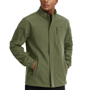Men_s Jackets Breathable <b>Waterproof</b> Softshell Jacket <b>Warm</b> and Outdoor Zipper Closure Windproof Active softshell Jacket for sale - Product Image 1