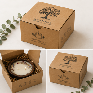 Bougeoirs et bols à bougies en bois écologiques – Design personnalisé pour la décoration de Noël à la maison - Product Image 5