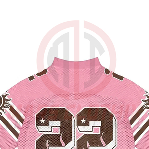 Último Diseño de Camisetas de Fútbol Americano con Logotipo Juvenil, Camiseta de Fútbol Americano de Malla de Alta Calidad para Uso en Equipo - Product Image 5