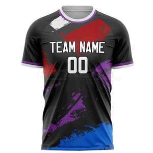 Custom Sublimated Soccer Jerseys Moisture Wicking Football Shirt Short Sleeve New Design <b>Athletic</b> Fit Bulk Soccer Team Apparel - Product Image 6