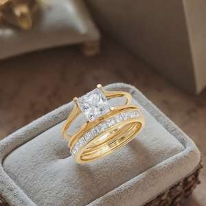 แหวนมุกชุบเงินคุณภาพส่งออกสำหรับผู้หญิง ใช้สำหรับขอแต่งงาน พิธีแต่งงาน หรือสวมใส่ในชีวิตประจำวัน ได้รับการรับรองจาก IGI หรูหรา คุณภาพเยี่ยม - Product Image 4