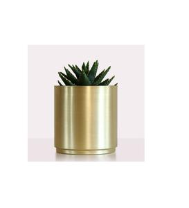 Magnífico Florero de Metal Dorado para Mesa de Centro con Diseño Elegante - Product Image 1