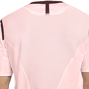 Maillot de football blanc à manches longues pour homme avec empiècements en mesh respirant, sans col, coupe classique, pour adultes, toutes saisons - Product Image 2