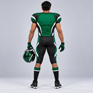 Uniforme de football américain personnalisé unisexe, impression par sublimation, polyester respirant, tenue d'équipe adulte, ensemble d'uniformes de football américain - Product Image 6