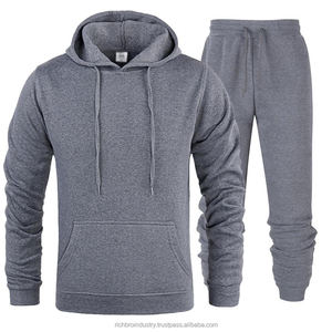 Nouveau printemps Offre Spéciale sweat ensemble de vêtements de sport 2pc survêtements hommes Sports et loisirs Joggers survêtements sweats à capuche pantalon costume - Product Image 1