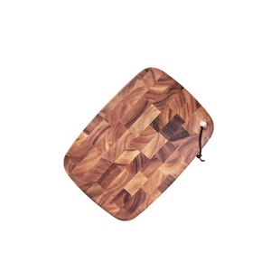 Tabla de cortar y servir de madera para cocina, tabla de cortar de madera de acacia de alta calidad, tablero de cortar tipo tablero de ajedrez al mejor precio - Product Image 5