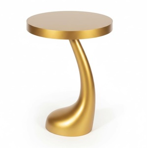 Luxury Seahorse Design Metal <b>Side</b> <b>Table</b> Sculptural Accent <b>Table</b> Coastal Theme Decorative Furniture Modern Living Room End <b>Table</b> - Product Image 6
