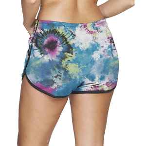 New Arrivals Fashionable Tie Dye Custom Logo Comfortable Summer Beach Short High Quality Sweat short - Product Image 3