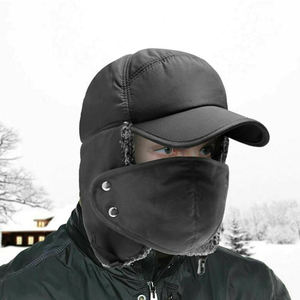 Pasamontañas DR ARIFS para Mujer, Gorro de Invierno 100% Poliéster, Grueso y Cálido, Protección para los Oídos, Uso Diario en la Playa, Diseño Coreano - Product Image 1