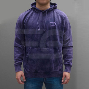 Sweat-shirts à capuche délavés pour hommes, style streetwear, pull tendance, léger, doux, à manches longues, confortable, vêtement d'extérieur - Product Image 2
