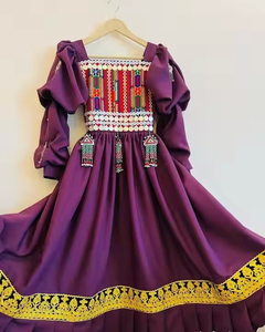 Traditional Dresses Afghan Pushtu Dress Wedding Party Outerwear Afghani Cultural Clothes <b>Embroidery</b> Design Afghan Kuchi Dress - Product Image 4