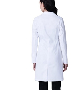 ชุดสครับสำหรับใส่ทำงานประจำวัน เสื้อกาวน์แพทย์ ชุดยูนิฟอร์มพยาบาลโรงพยาบาล ผ้าเนื้อนุ่ม ทรงยาว - Product Image 6