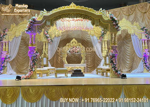 Mandap en bois d'extérieur pour les mariages à Londres, dernier modèle de mandap en bois d'extérieur pour mariage, mandap de mariage indien inspirant en Australie - Product Image 6