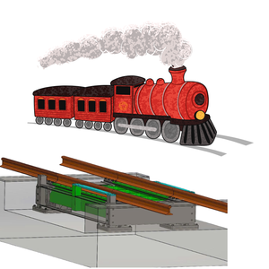 เครื่องชั่งรถไฟแบบไดนามิก 0-20 กม./ชม. 70 ตัน/ชม. เครื่องชั่งรถไฟอิเล็กทรอนิกส์ ประหยัดพลังงาน OEM OED - Product Image 6