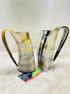 Vente en gros de chopes Viking de qualité supérieure Tasses à bière sculptées à la main naturelles finies écologiques par FWE - Product Image 6