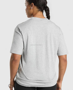 Camisetas de Punto de Manga Corta Ecológicas para Mujer, Estilo Urbano, 100% Algodón, Tops Casuales - Product Image 2