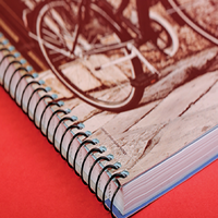 Carnet à spirale à couverture souple pour usage quotidien, pages de carnet à spirale pour le bureau, prix de gros