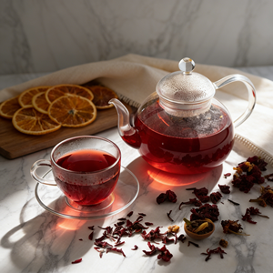 Té de Hibisco Orgánico OEM, 20 Bolsitas, Sin Cafeína, Antioxidante Natural, Apoyo para el Bienestar y la Digestión - Product Image 3