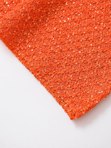 Womens Glitter Knit Tank <b>Top</b> Scoop Neck Sleeveless Crop <b>Top</b> Custom Sparkle Shimmer Summer Clubwear Vest Blouse - Product Image 5