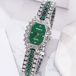 9828 Juego de 2 Relojes y Pulseras para Mujer, Reloj de Pulsera con Diamantes de Moda, Regalo para Mujer - Product Image 5