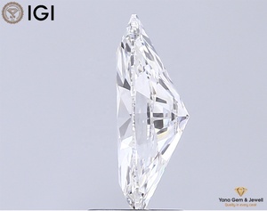 Diamant de laboratoire CVD de qualité supérieure, couleur F, clarté VVS1, taille marquise, 2,00 carats, avec certificat IGI, pièce maîtresse parfaite - Product Image 3