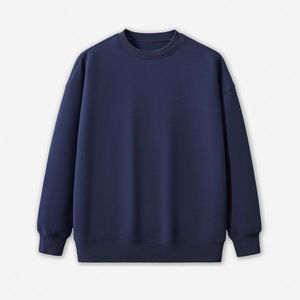 Sudadera de Algodón Personalizada OEM ODM para Mujer, Etiqueta Privada, MOQ Bajo, Sudadera de Cuello Redondo de Corte Holgado para Mujer, Sudadera de Manga Larga - Product Image 6