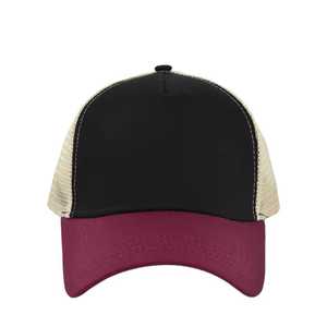 Red <b>Black</b> Mesh Trucker Cap Unisex Adjustable Breathable Casual Hat Spring Summer Adult Style - Product Image 5