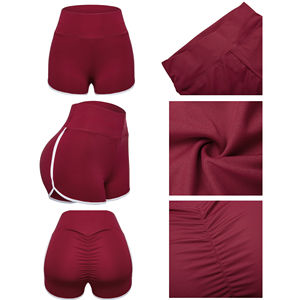 Pantalones Cortos de Yoga para Mujer, Cintura Elástica, Ligeros, Transpirables, de Secado Rápido, Elásticos en Cuatro Direcciones, que Absorben el Sudor, Cintura Alta - Product Image 6