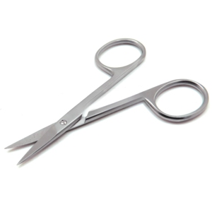 Ciseaux chirurgicaux droits TC Silver Iris 3,5 pouces en carbure de tungstène pour usage dentaire et vétérinaire, en acier inoxydable, certifiés CE, OEM - Product Image 1