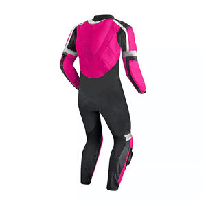 Traje de Motociclismo de Cuero Personalizado con Estampado, de Una Pieza, con Protección CE, Transpirable, Resistente al Viento, Talla Grande, Unisex, para Adultos, Fizzan - Product Image 3