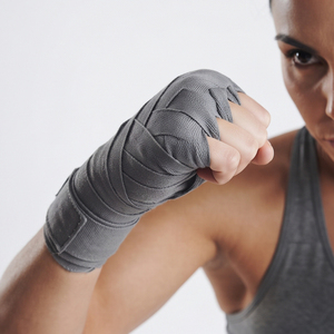 Vendas de algodón para boxeo de 2.5m, vendas para manos de MMA, kickboxing, muay thai, entrenamiento. - Product Image 3